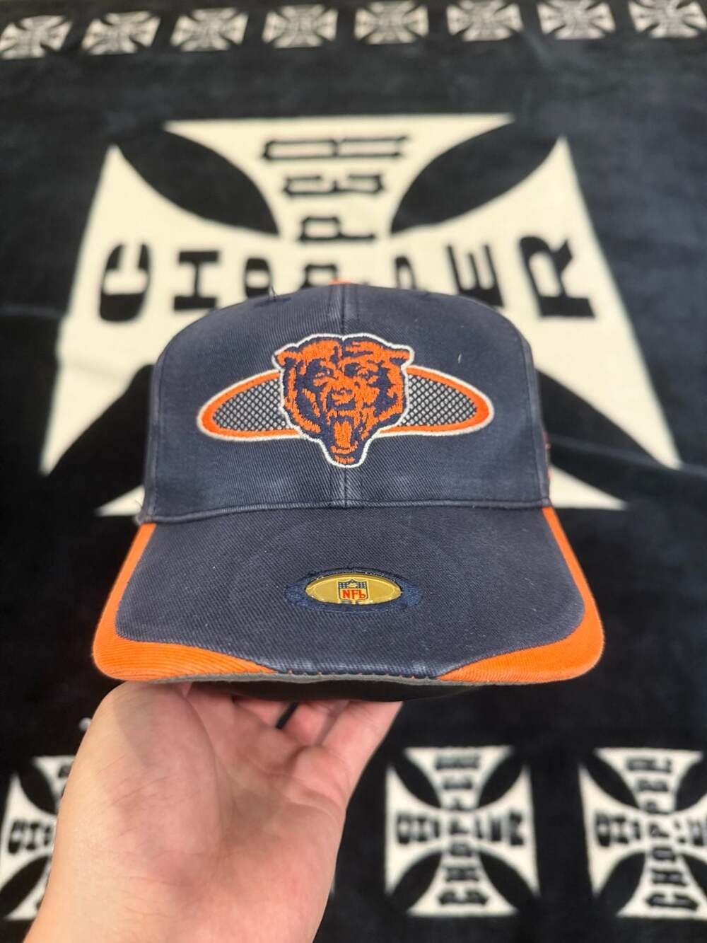 Vintage 00s Navy Sport Specialties Chicago Bears Dad Hat